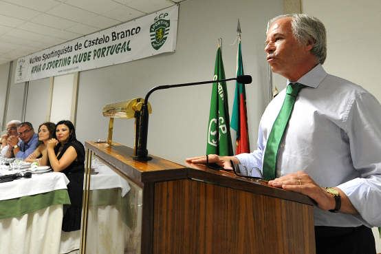 Sporting - Godinho Lopes promete em Castelo Branco dar condições a Domingos para lutar pelo primeiro lugar